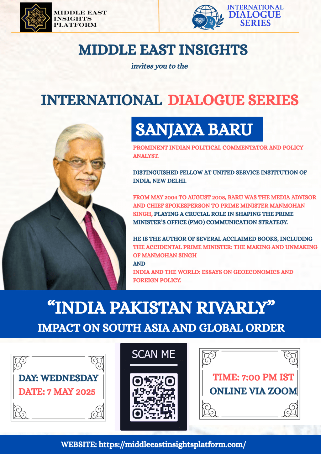 Sanjaya Baru on India-Pakistan Rivalry Post-Operation&nbsp;Sindoor
